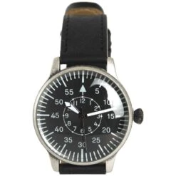 Mil-Tec Pilot Watch Retro Look Black Dial